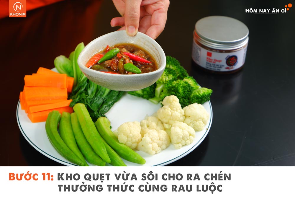 Hd Rau Luộc Kho Quẹt Buoc 11