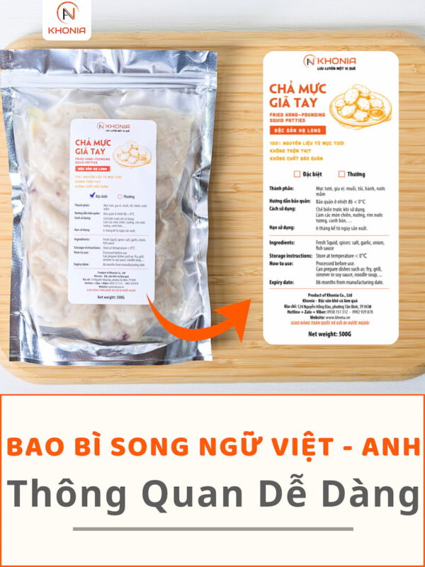 SONG NGỮ - CHẢ MỰC